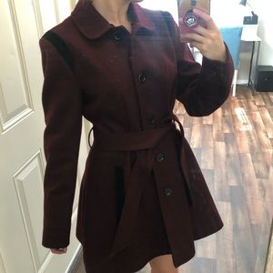 A-line peacoat